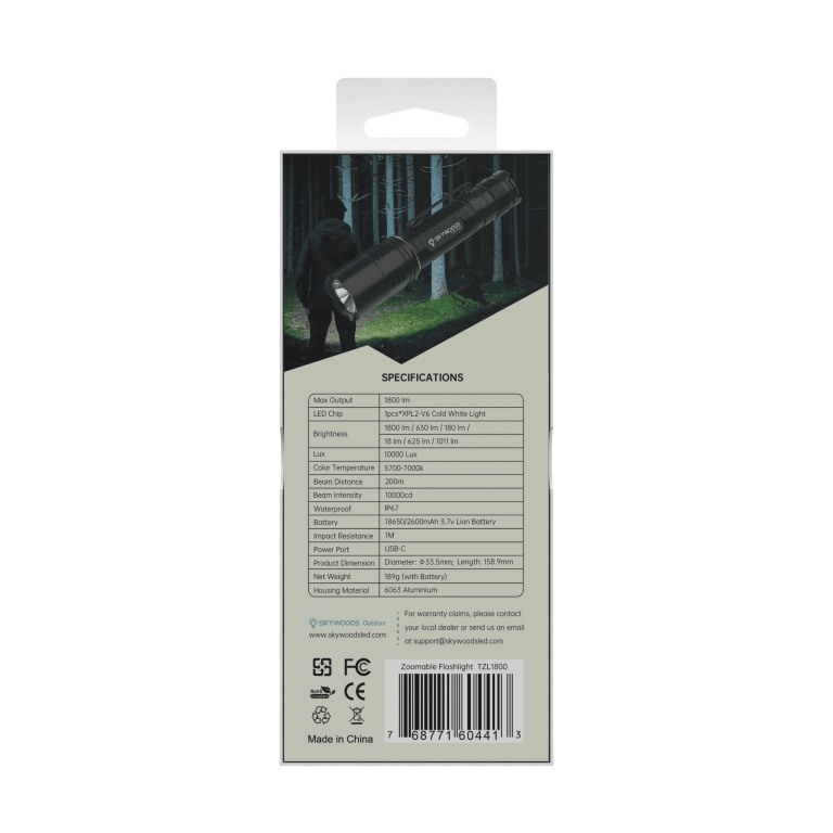 Skywoods retail packaging